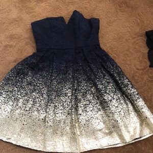Strapless dress